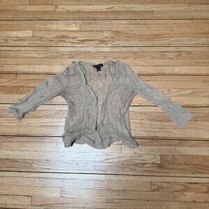 Banana Republic Italian Yarn Ruffle Cardigan — Petite XS